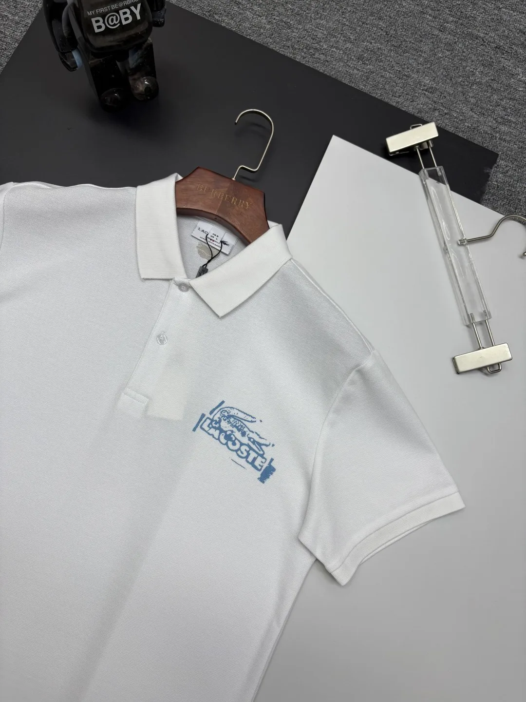 LACOSTE New Arrival Polo Same Style 210 ， Factory New Arrival Versatile : White Pink Yellow Blue Size：M-XXXL